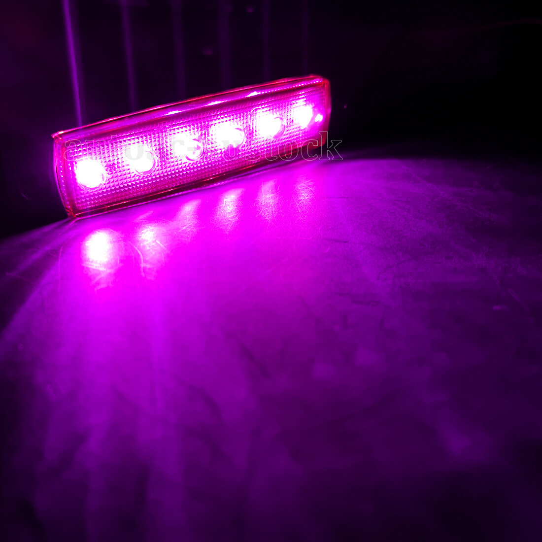 12x Purple LED Rock Lights Underbody Light For Jeep Offroad Truck UTV ATV SUV
