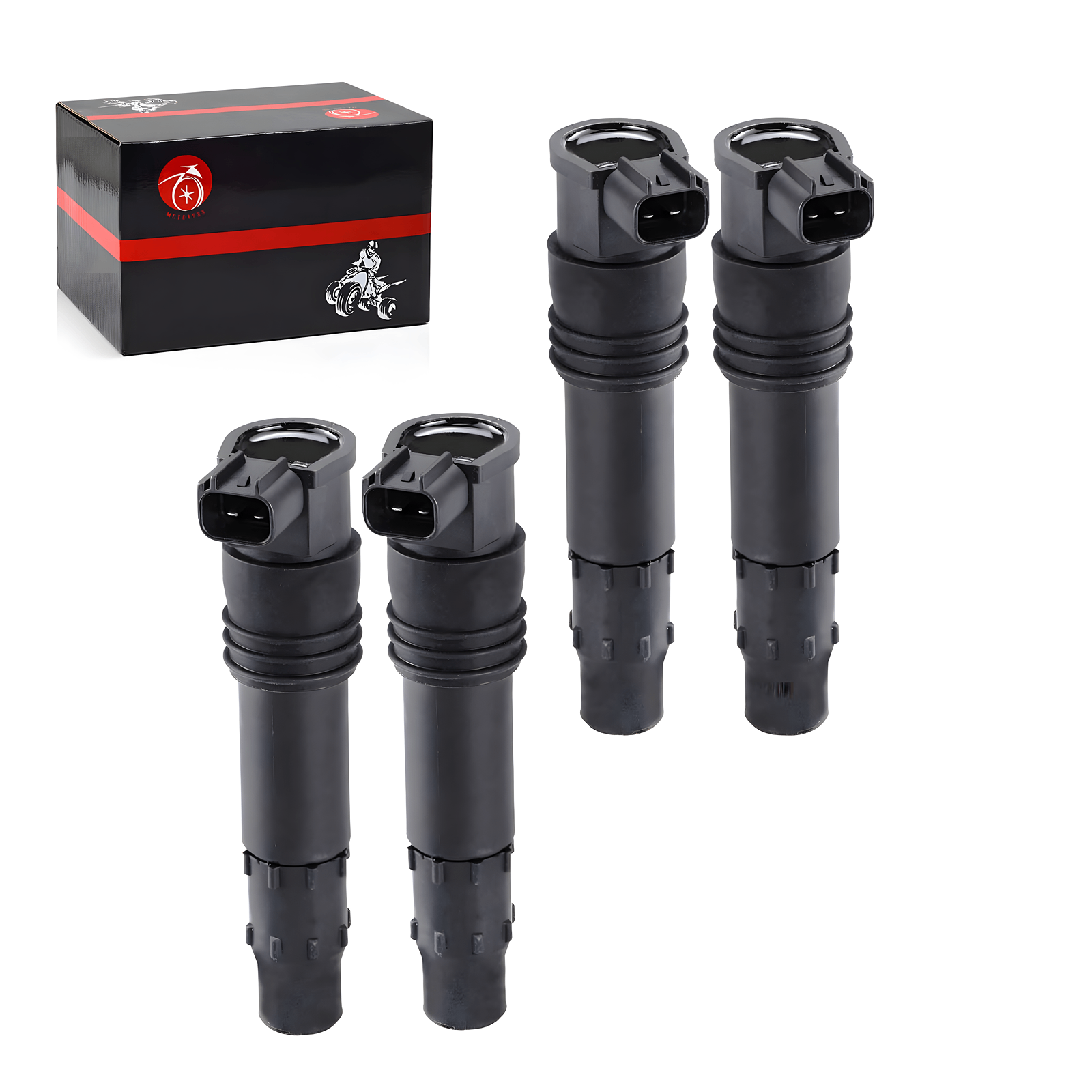 4x Ignition Coils For Suzuki GSX-R600 GSX-R750 GSX-R1000 GSX650F GSX1300BK AN650