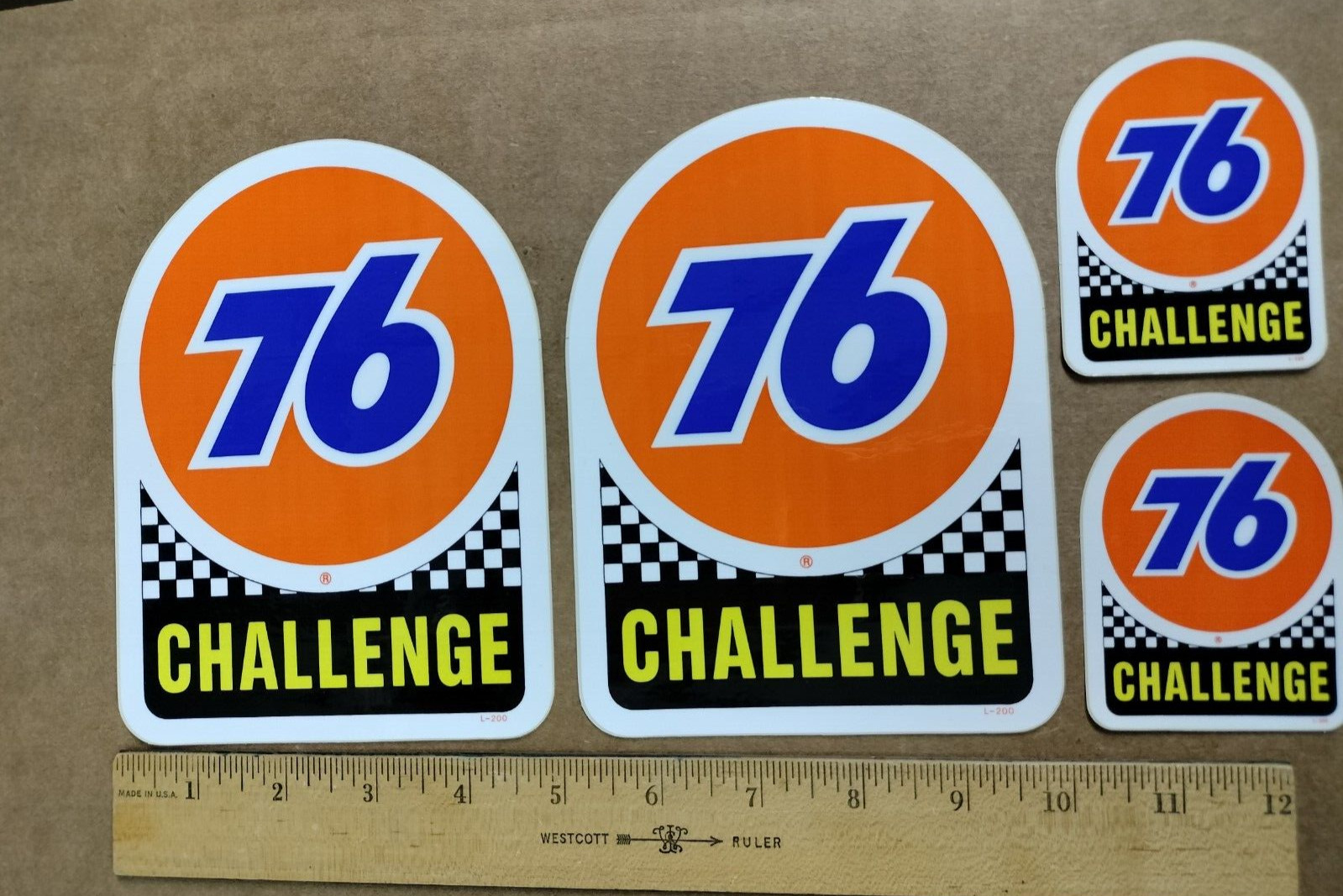 4 - IMSA Camel GT Challenge Series Union 76 New gas racing decal Stickers NOS