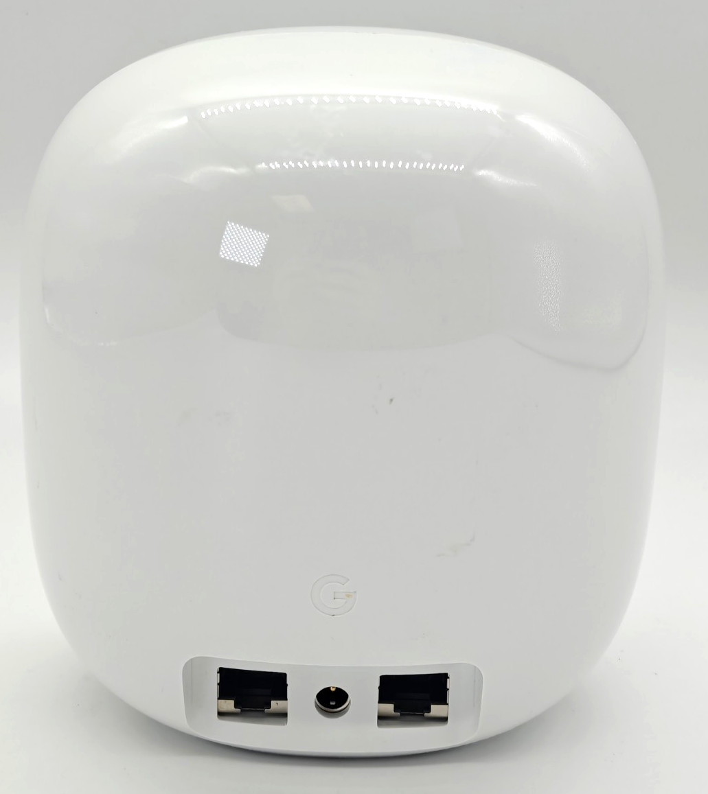 Used Google Nest WiFi Pro 6E AX5400 Mesh Router White G6ZUC UNIT ONLY NO ADAPTER