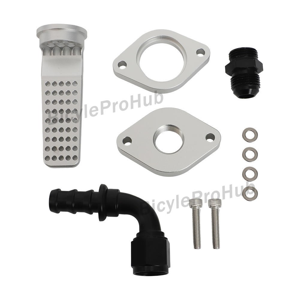 For 2011-23 Ford 6.7L Powerstroke CCV Baffle Internal Catch Can w/ Connector Kit