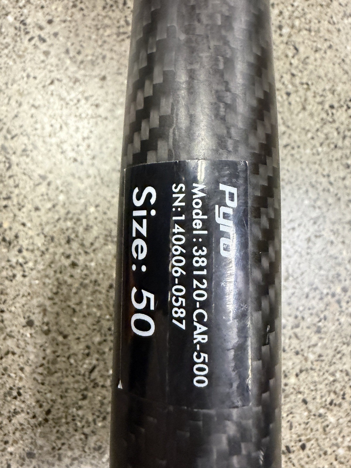 Burnwater Pyro Carbon Paddle 50”