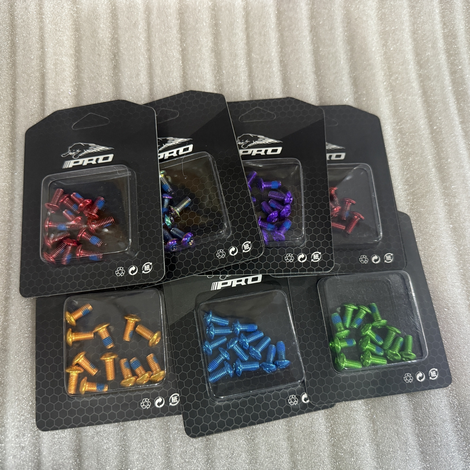 12Pcs Torx T25 Bolts Screws M5 x 11.5mm Mountain Cycling Bike Disc Rotor Bolts