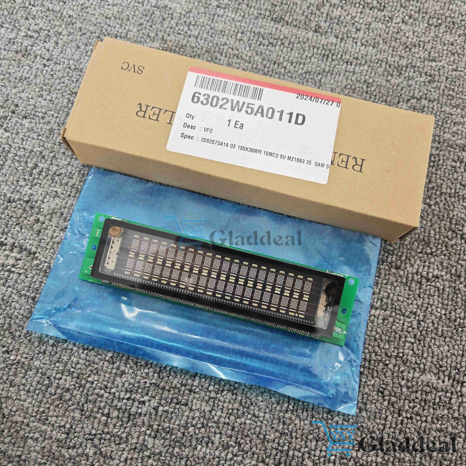 New LCD Display Screen For SSOT 20S207DA1 VFD