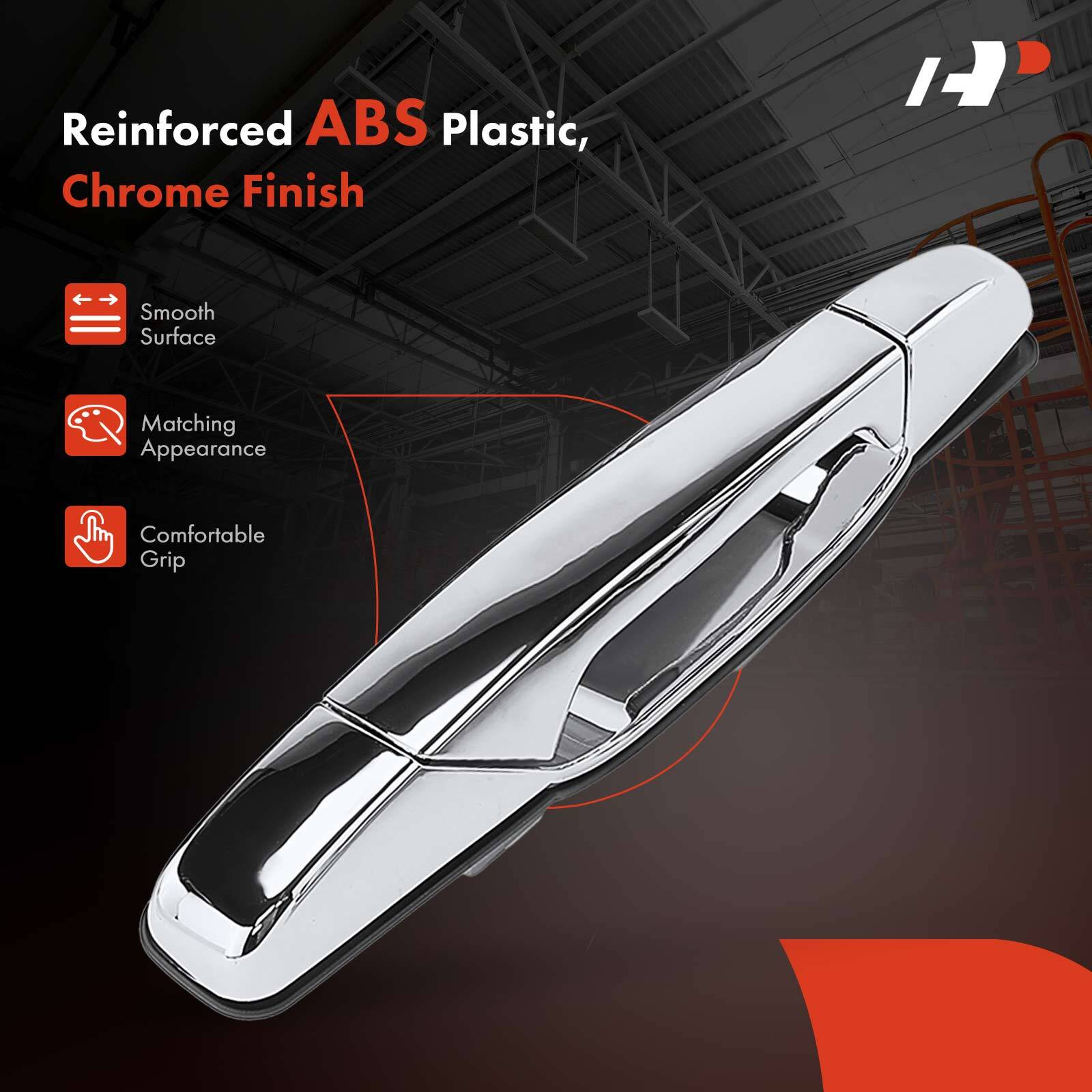 4x Chrome Exterior Door Handle Front &Rear for Chevy Silverado 1500 GMC Cadillac