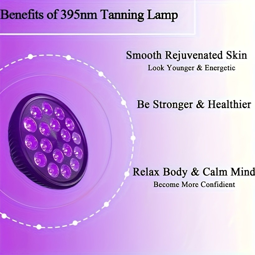 UV Tanning Lamp Skin Tanning Lamp Hysiotherapy Lamp Body Facial Tanning Bronze