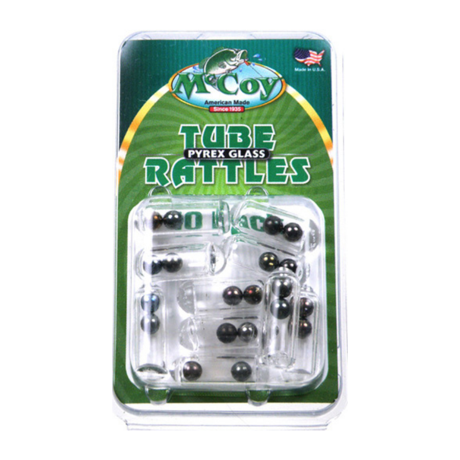 McCoy Fishing Rattles Glass Worm Tube Flanged Tournament Combo Bulk Packs