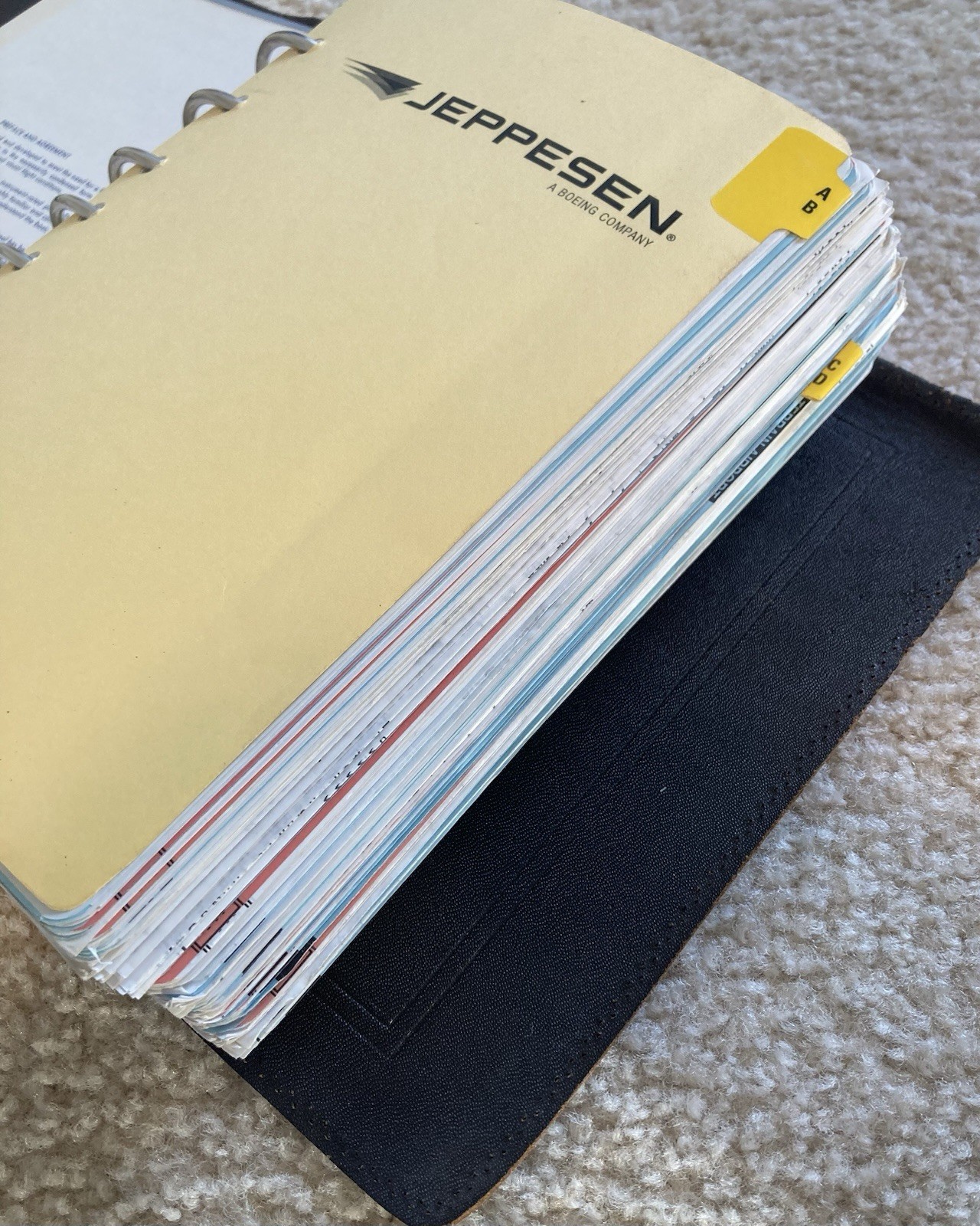 Jeppesen Aviation Vintage UNITED STATES Airway Manual Services 3 Pilot Binders