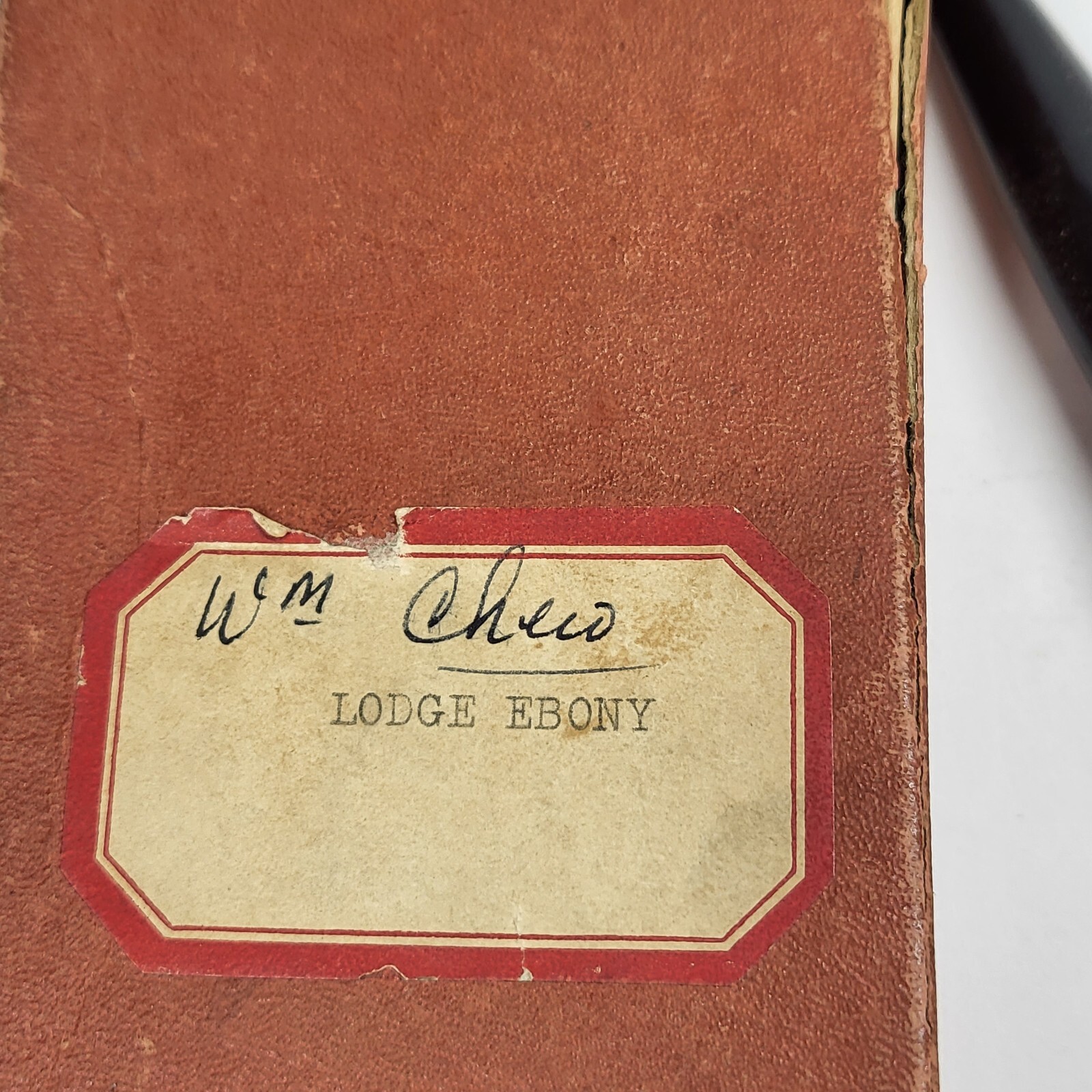 Ebony Wood Gavel w/Sterling Silver Band 10” Vintage 1946 Engraved Onized Club