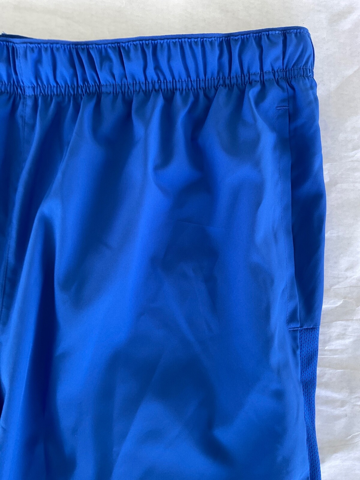 Nike Dri Fit Running Shorts 9 Inch Polyester Men New Royal Blue