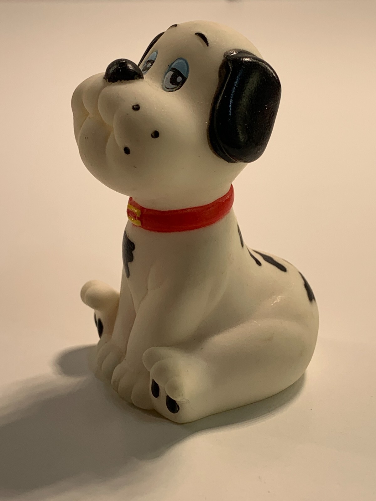 1980-90s Collectible Pencil Sharpener Pound Puppies White Dalmatian Dog B8