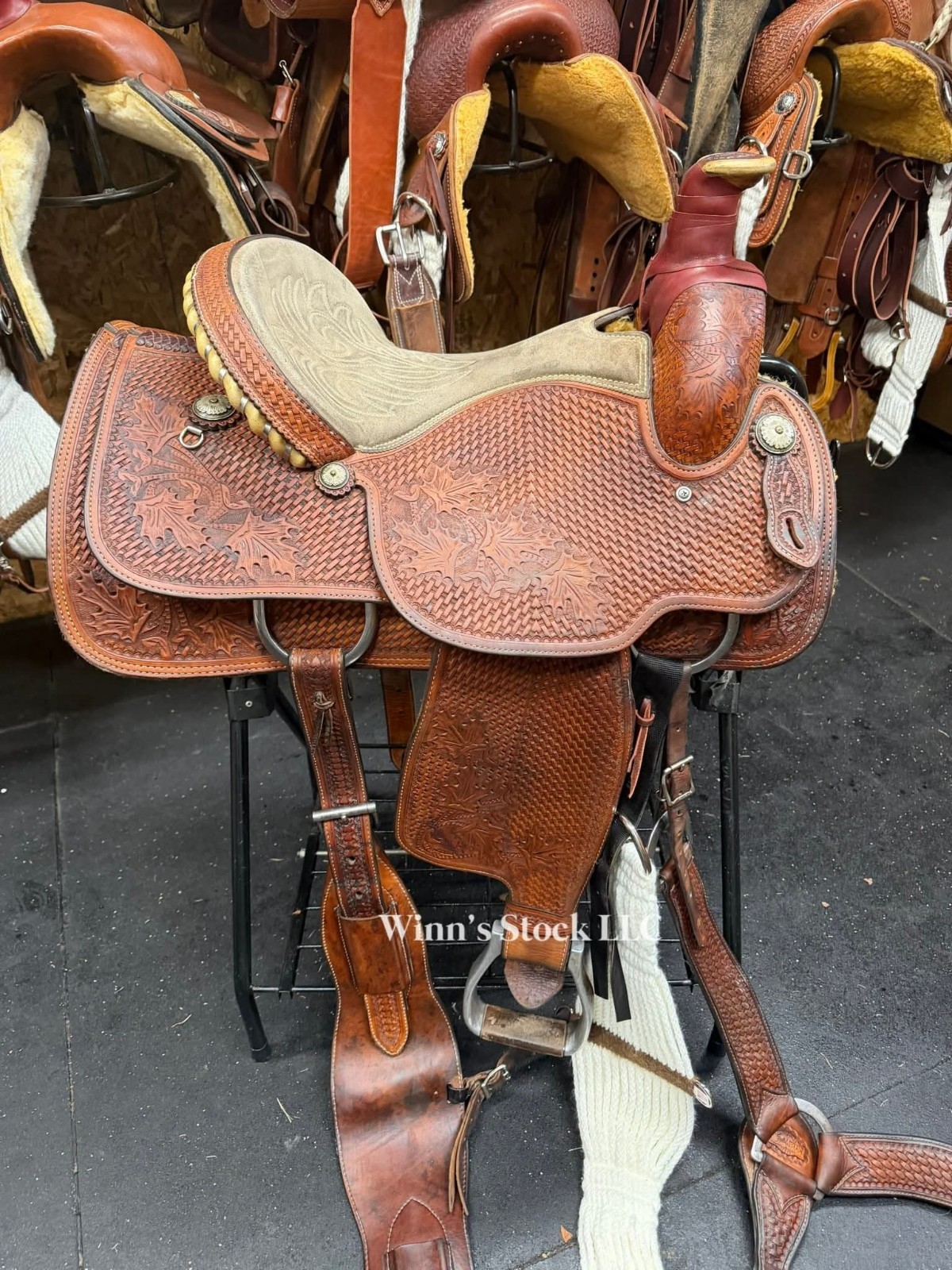 15" Crates - Roping Saddle