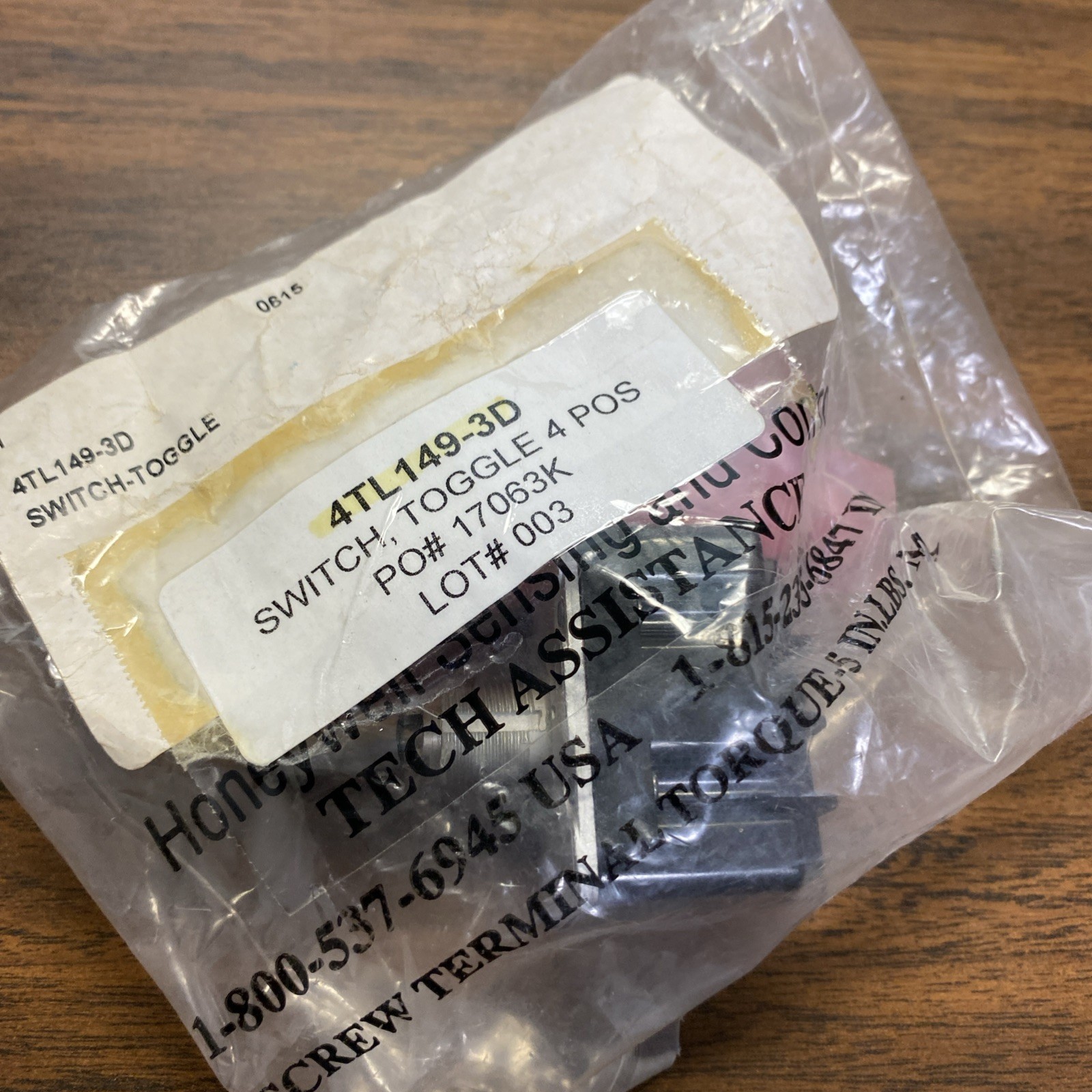 4TL149-3D MICRO SWITCH AIRCRAFT SEALED MFG PACKAGE