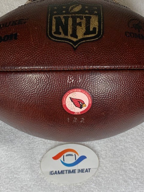 Used 2018 Wilson NFL Duke Arizona Cardinals Official Game Football Ball 49ers