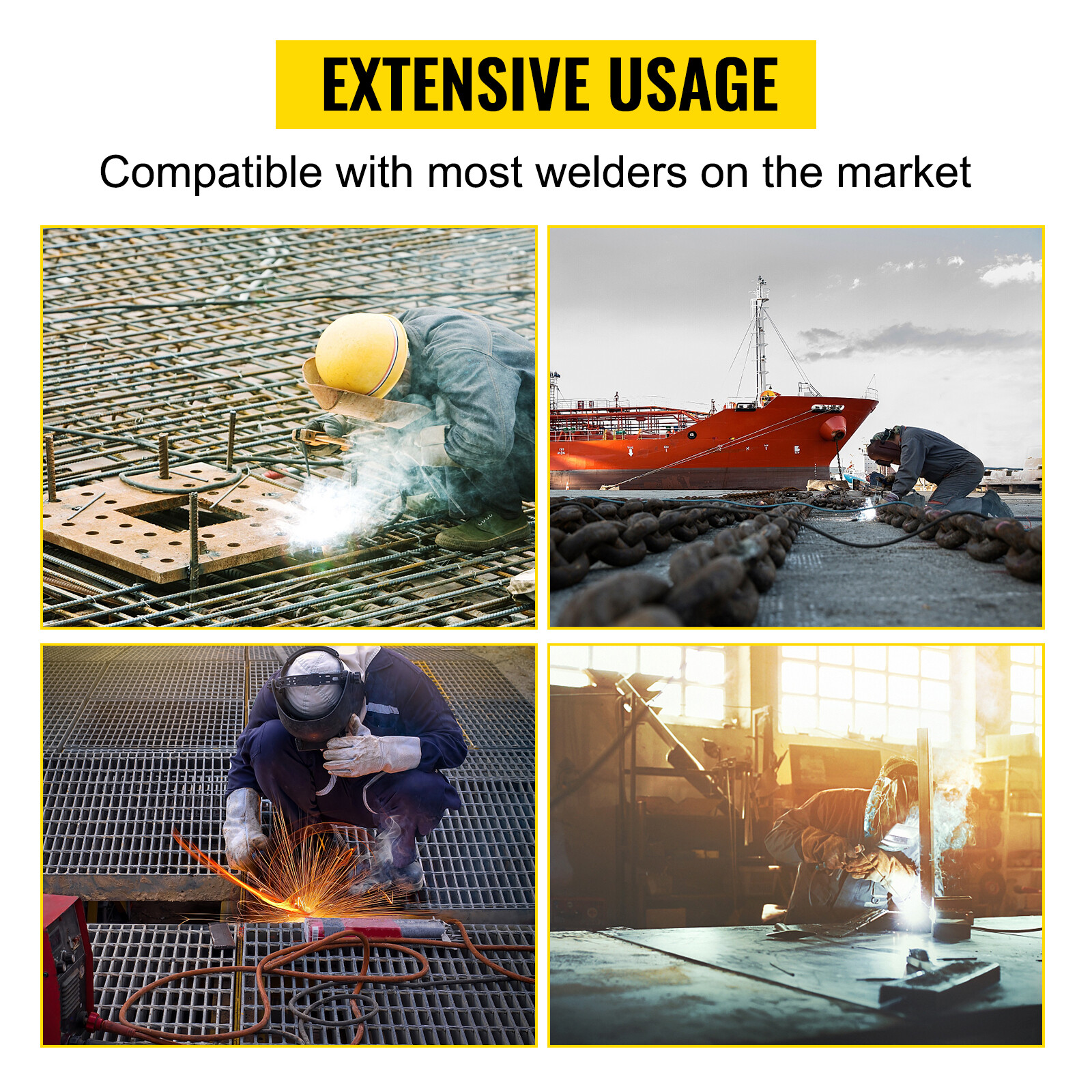 VEVOR Welder Extension Cord 25FT 250 Volt 30 Amp 10/3 for MIG TIG Plasma Machine