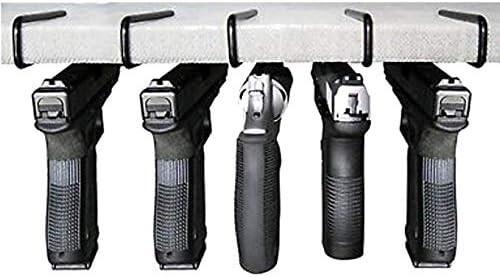 Gun Hanger Pack of 5 Original Handgun Rack Organizer Gun Safe Pistol Hand Gun