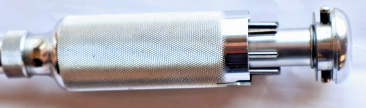 North Bros "YANKEE" No. 41 Push Drill + 8 Bits + Box + Insert / NOS / MT Tools