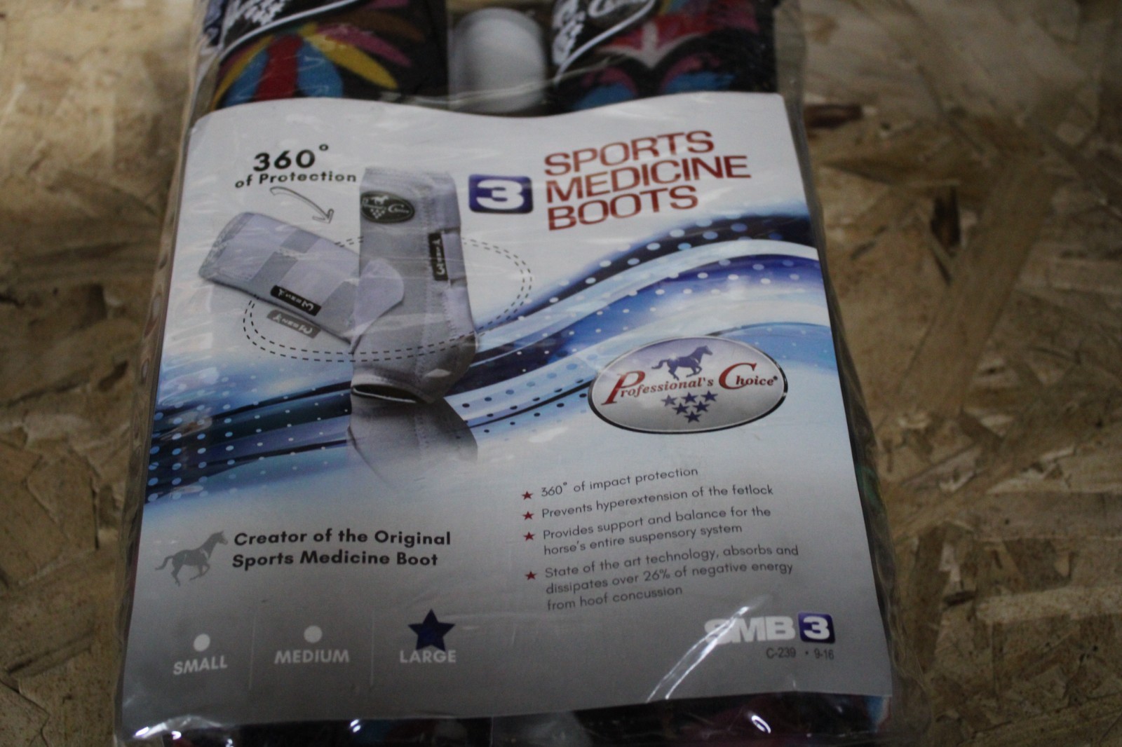 NEW PROFESSIONAL CHOICE SMB 3 HORSE SPORTS MEDICINE BOOT LARGE FREE SHIPPING