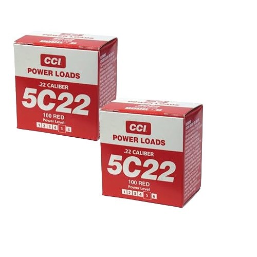 DT Systems .22 Caliber 4C22 Blank Power Loads 100 Red 100-120 Yards 88118 2 Box