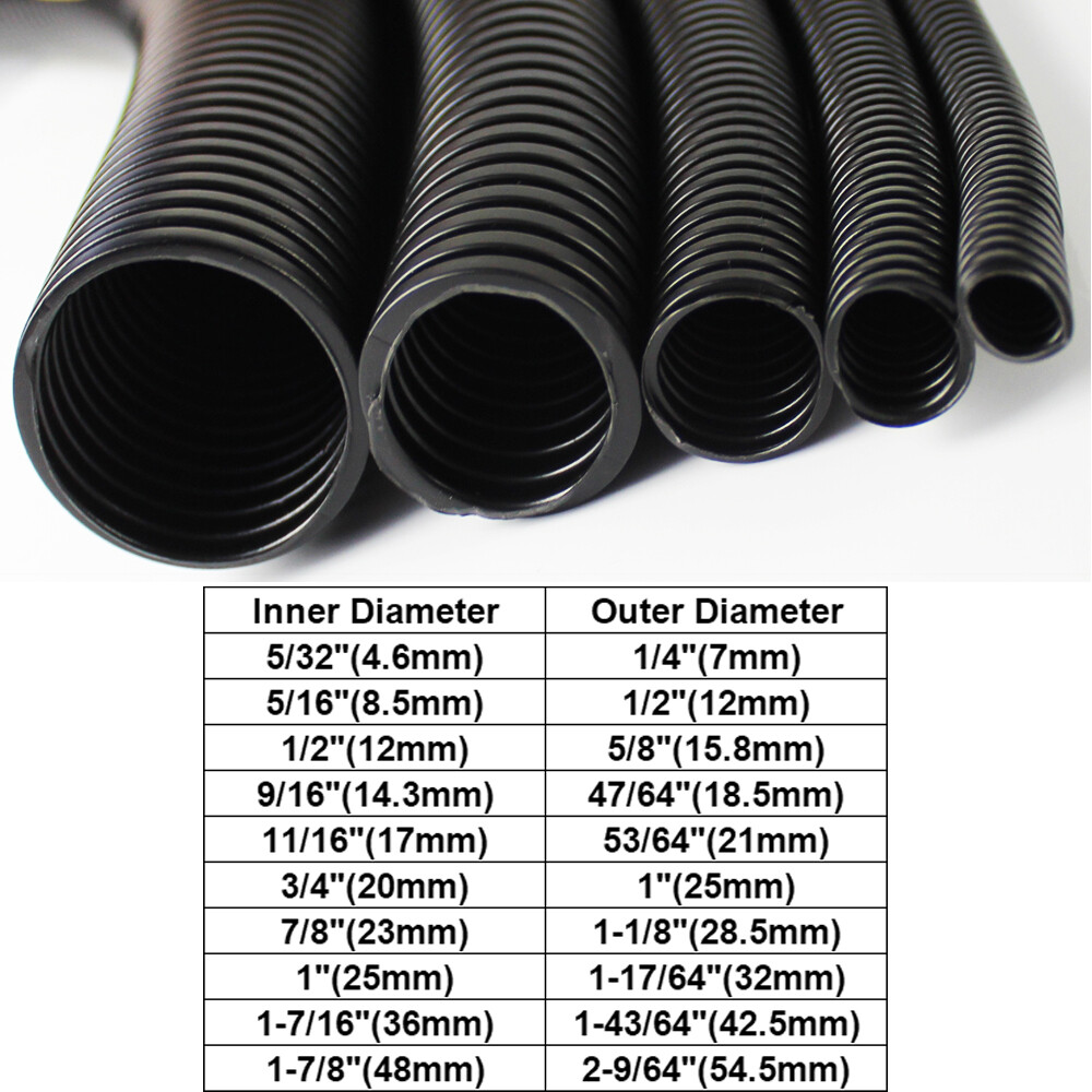 Split Wire Loom Polyethylene Tubing Marine Conduit, New