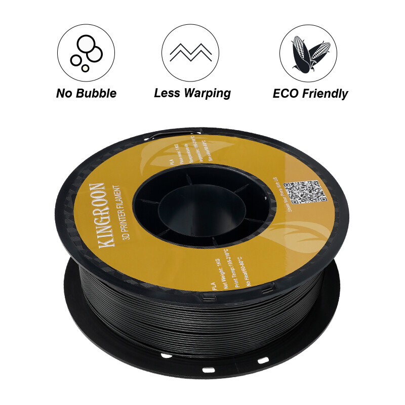 【Buy 4 Pay 3】 1KG 3D Printer Filament PLA 1.75 mm Bundles Spool White Black Grey