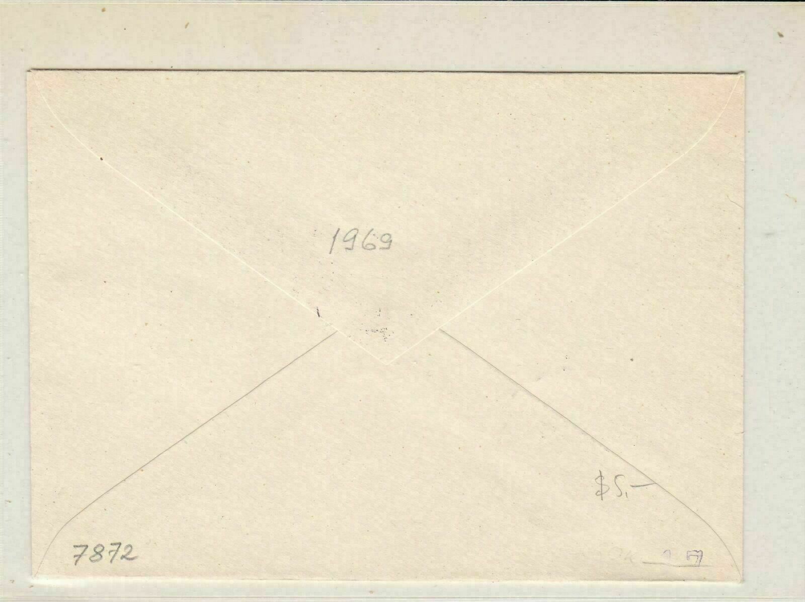 russia 1969 antartic arctic polar stamps cover ref 19698