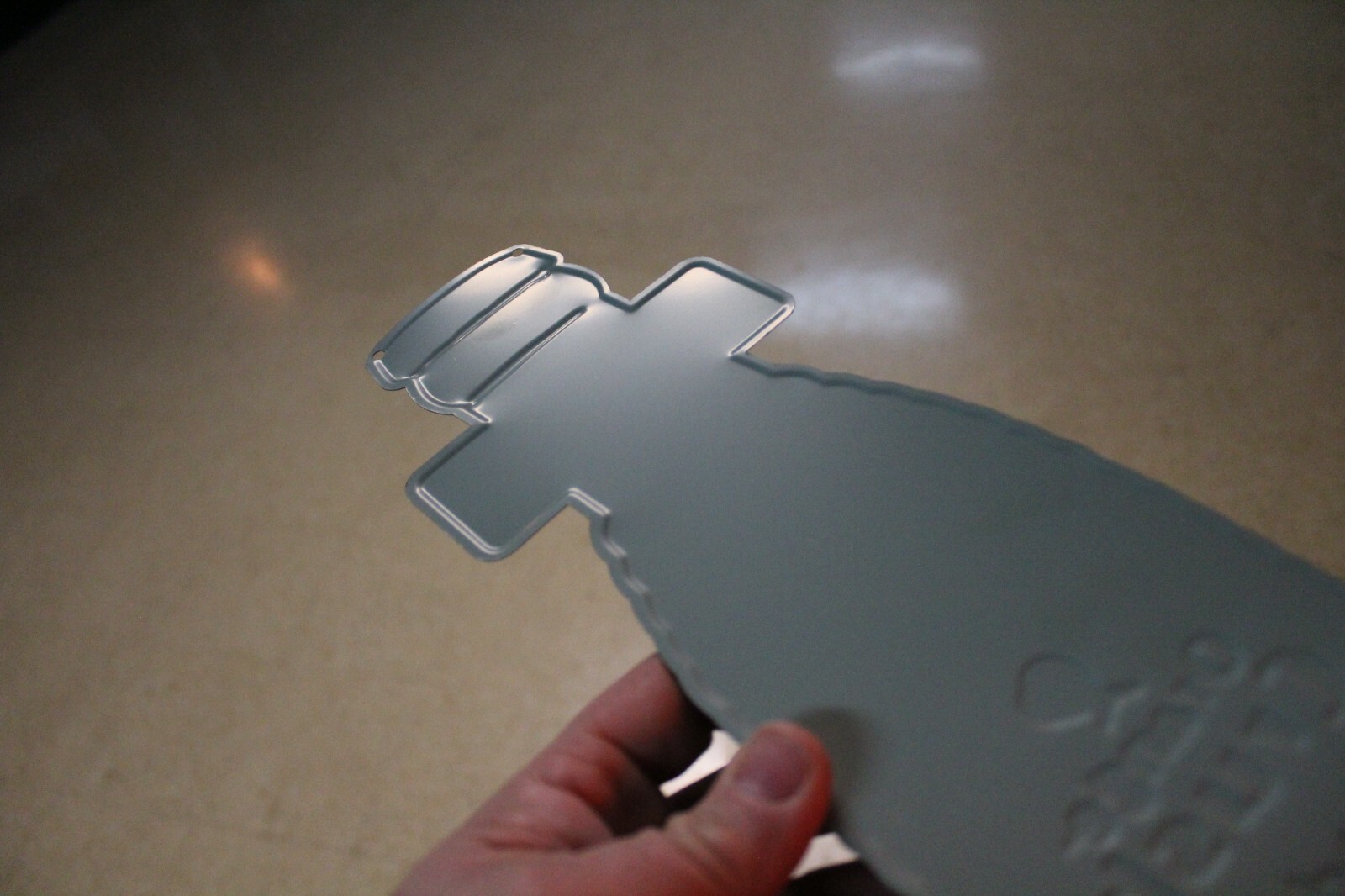 ORANGE CRUSH SODA POP FLAVOR GUARDING BOTTLE EMBOSSED METAL SIGN COKE GAS OIL