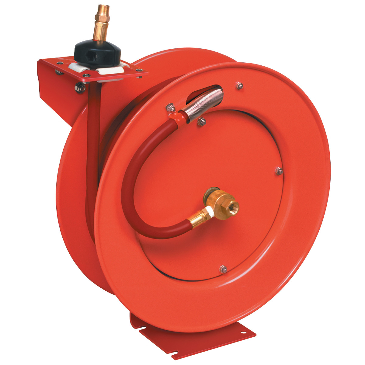 Lincoln 83753 Value Series Air and Water 50' x 3/8" Retractable Hose Reel
