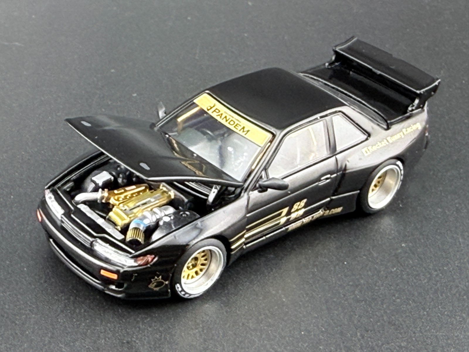 Pop Race Pandem Silvia S13 Black 640289 1/64