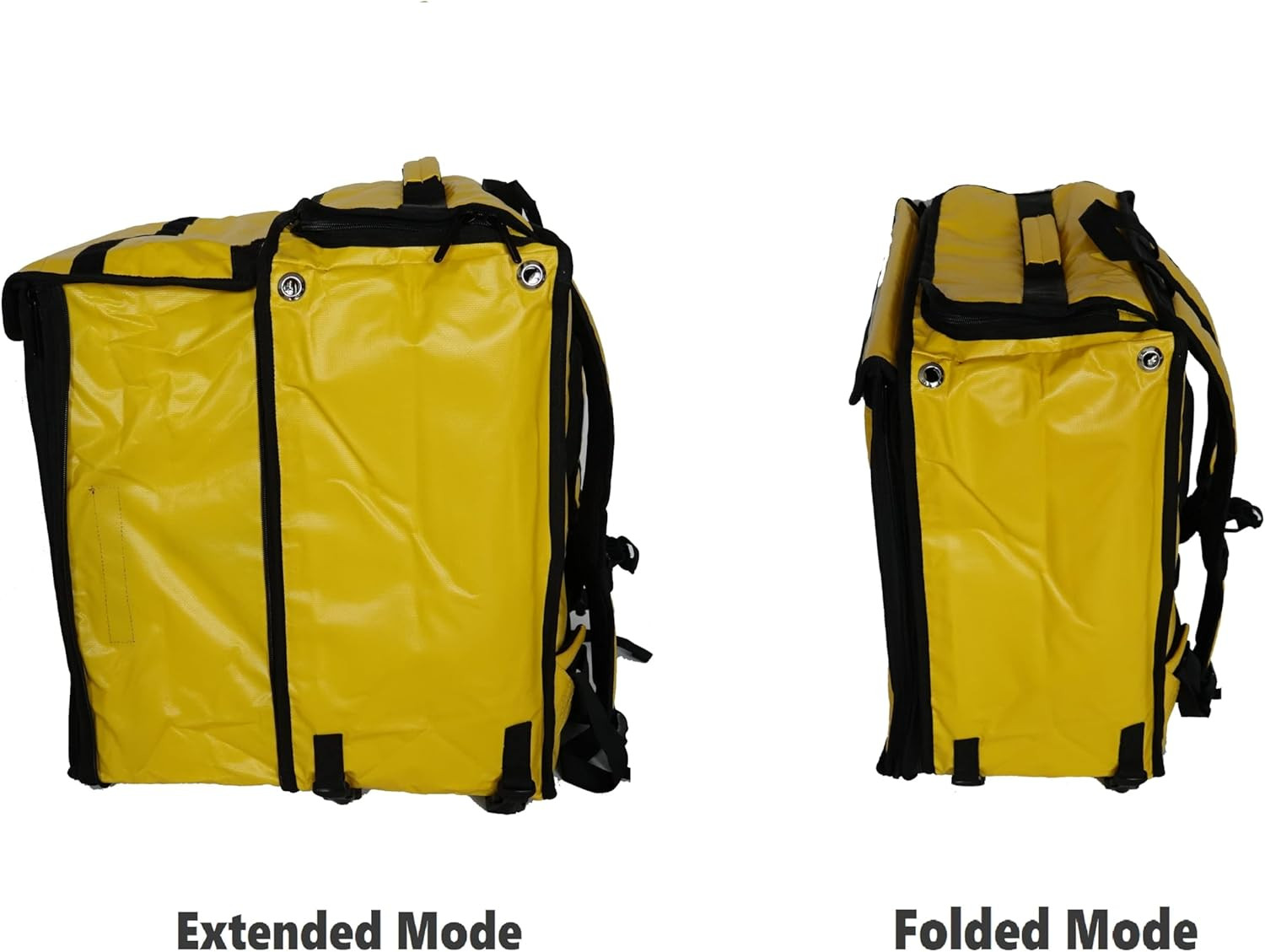 PK-GV: Extendable Food Delivery Rucksacks, Flexible Pizza Takeaway Bags, Deliver