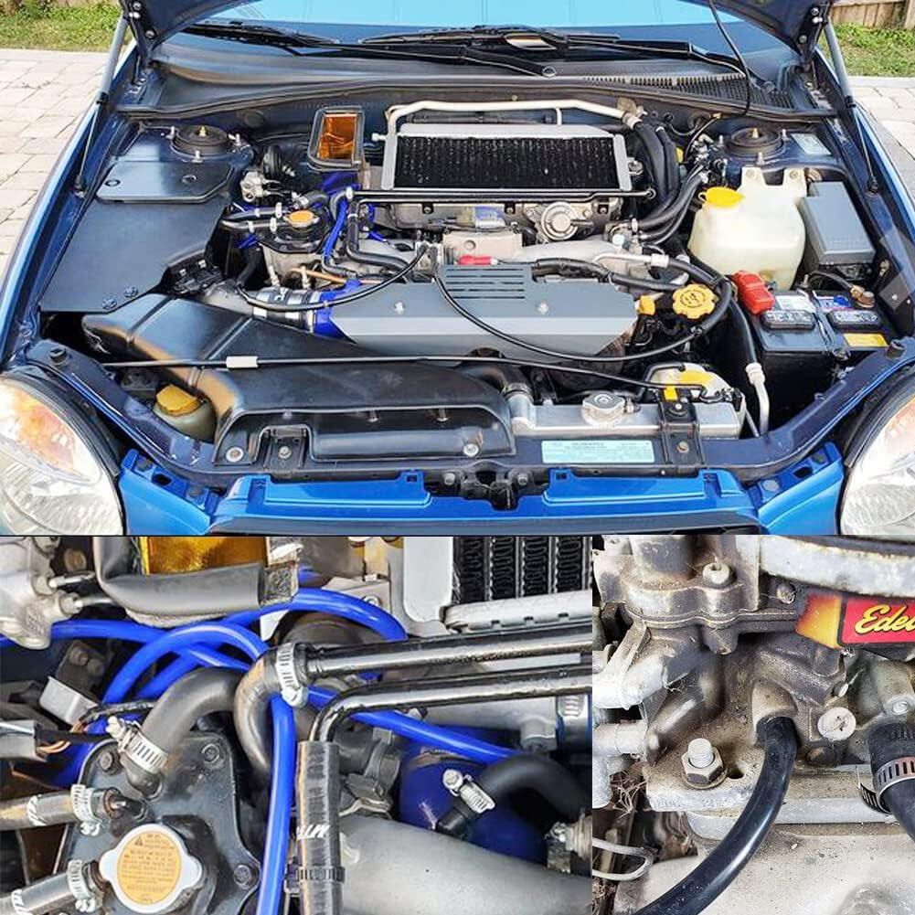 6PACK Car Vacuum Hose Automotive Silicone Vacuum Hose line Kit High Performance