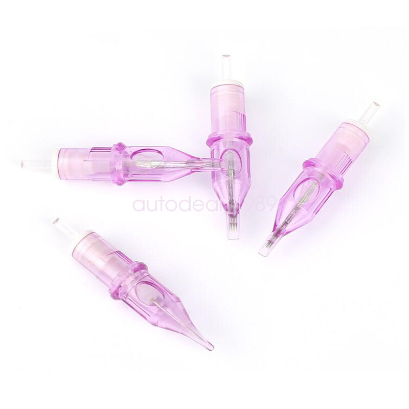 Disposable 10Pcs Sterile Tattoo Machine Nozzle Needle Tube Tips RL RM RS M1