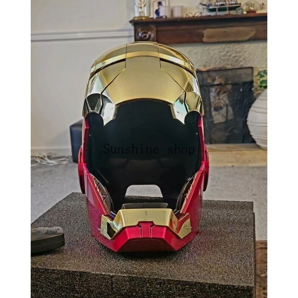 Autoking Iron Man MK5 Gold Electronic Helmet Mask with Voice Activation