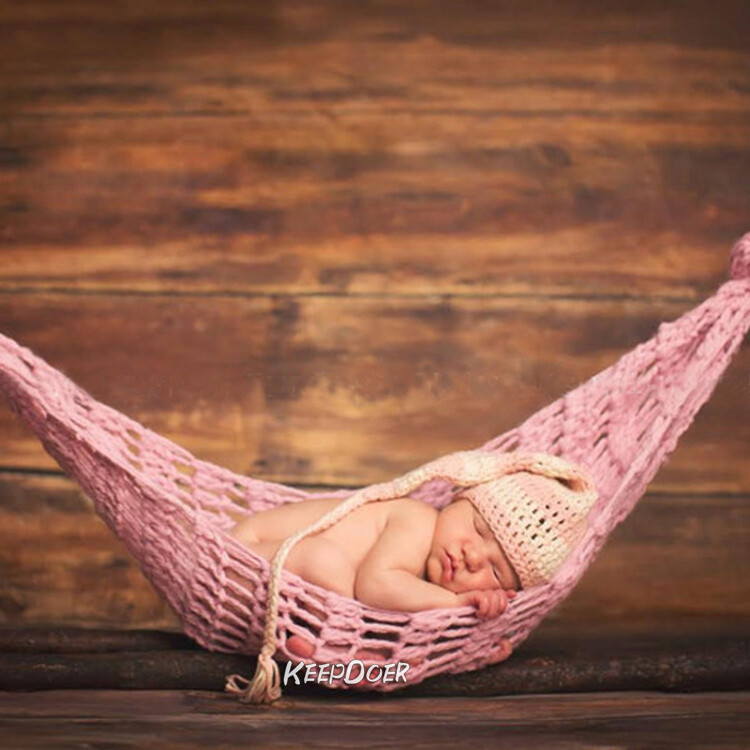 Newborn Photography Props Baby Hanging Hammock Sling Net Bed Photo Studio Shoot