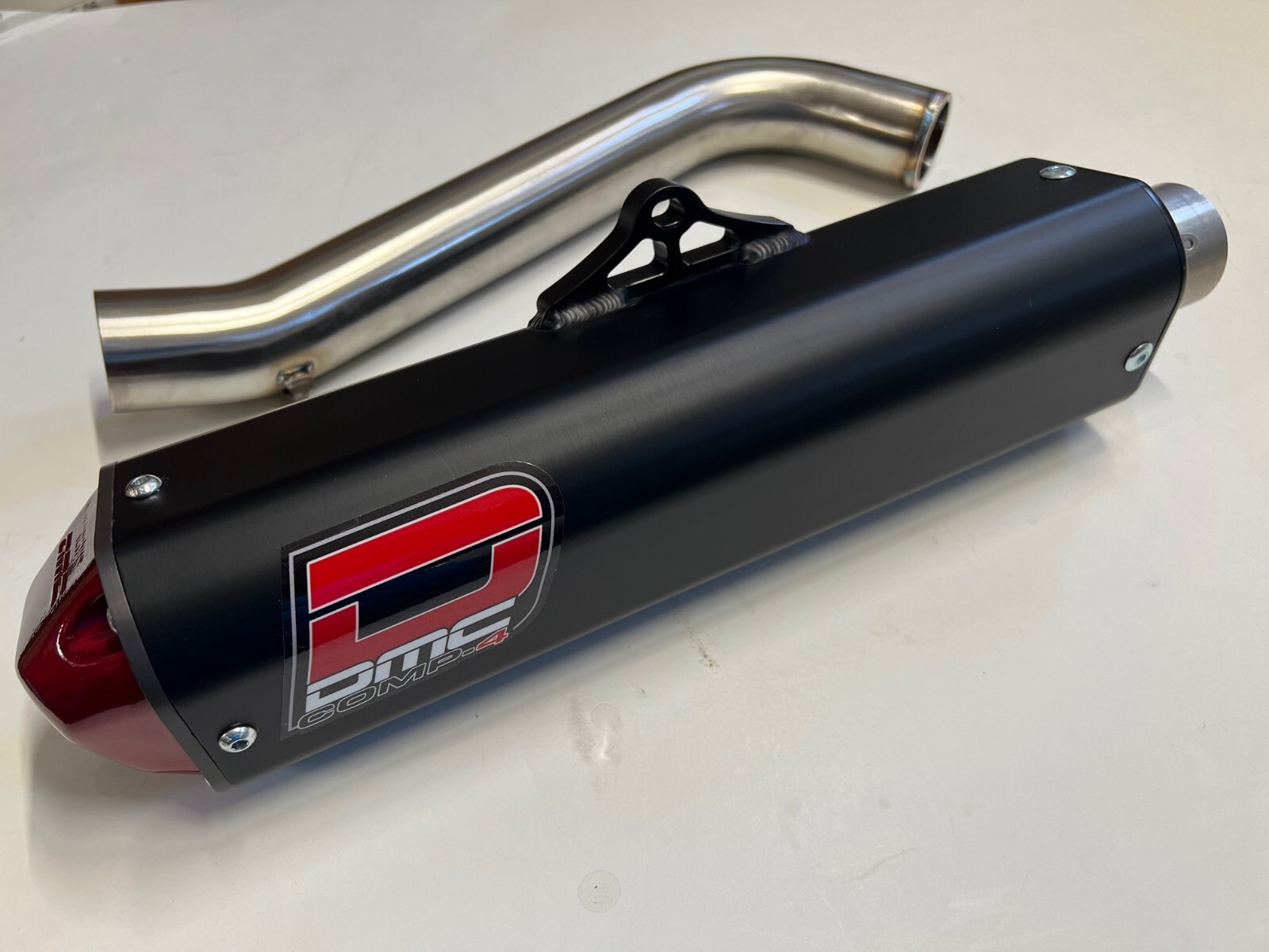 DMC Comp Slip-On Exhaust Black Yamaha Raptor 700 2006-2022 25480-01