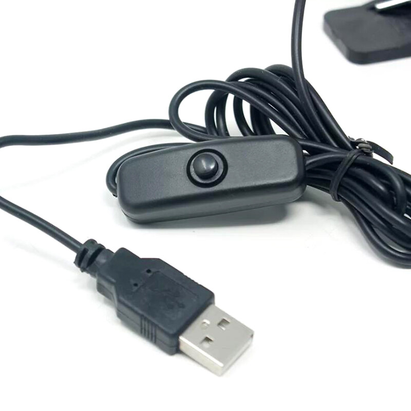 USB Reading Light Flexible LED Light Laptop Clip on Bed Desktop USA Black