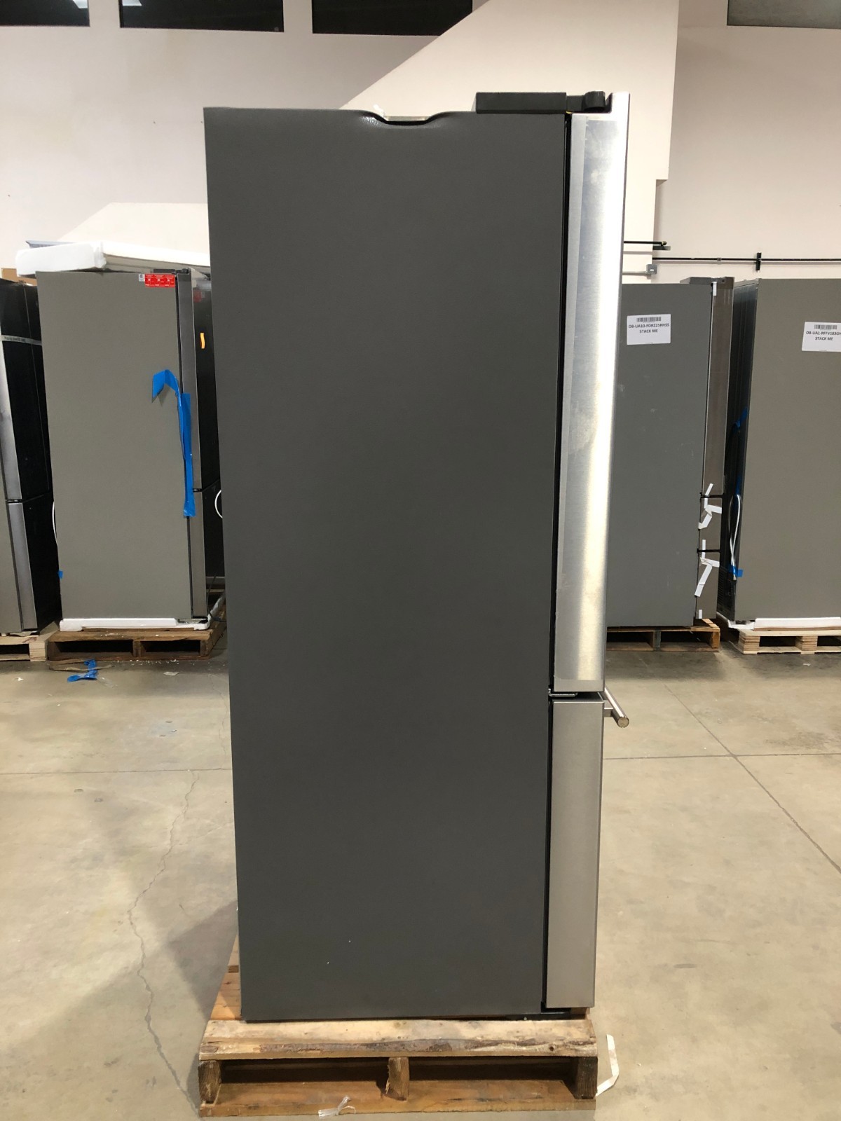 36 in. 3 Door French Door Refrigerator, Stainless (OPEN BOX COSMETIC IMPECTIONS)