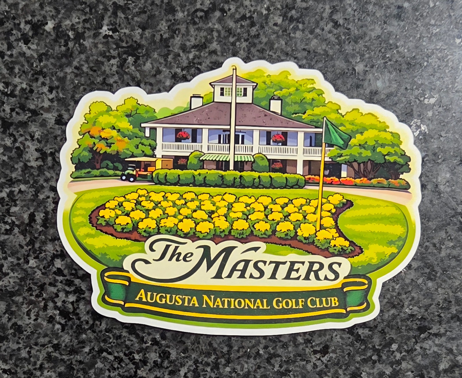The Masters Tournament Golf  Clubhouse Decal Vinyl Sticker Water Resistant UV Re