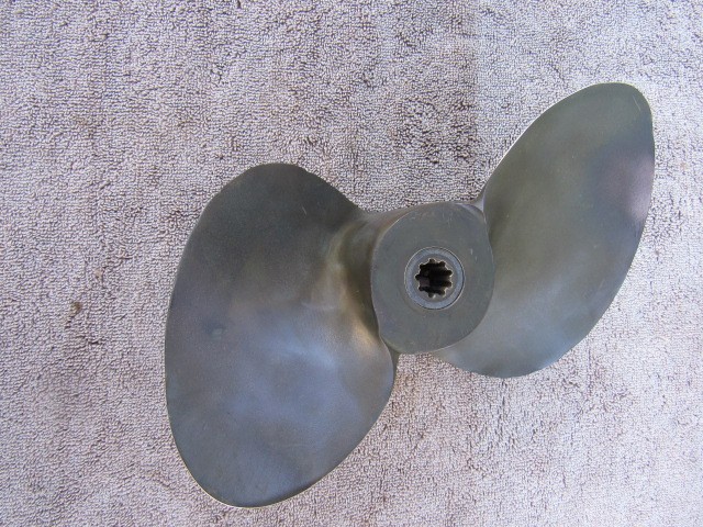 Mercury antique outboard motor bronze propeller MK20 MK25 Quicksilver#48-20325A1