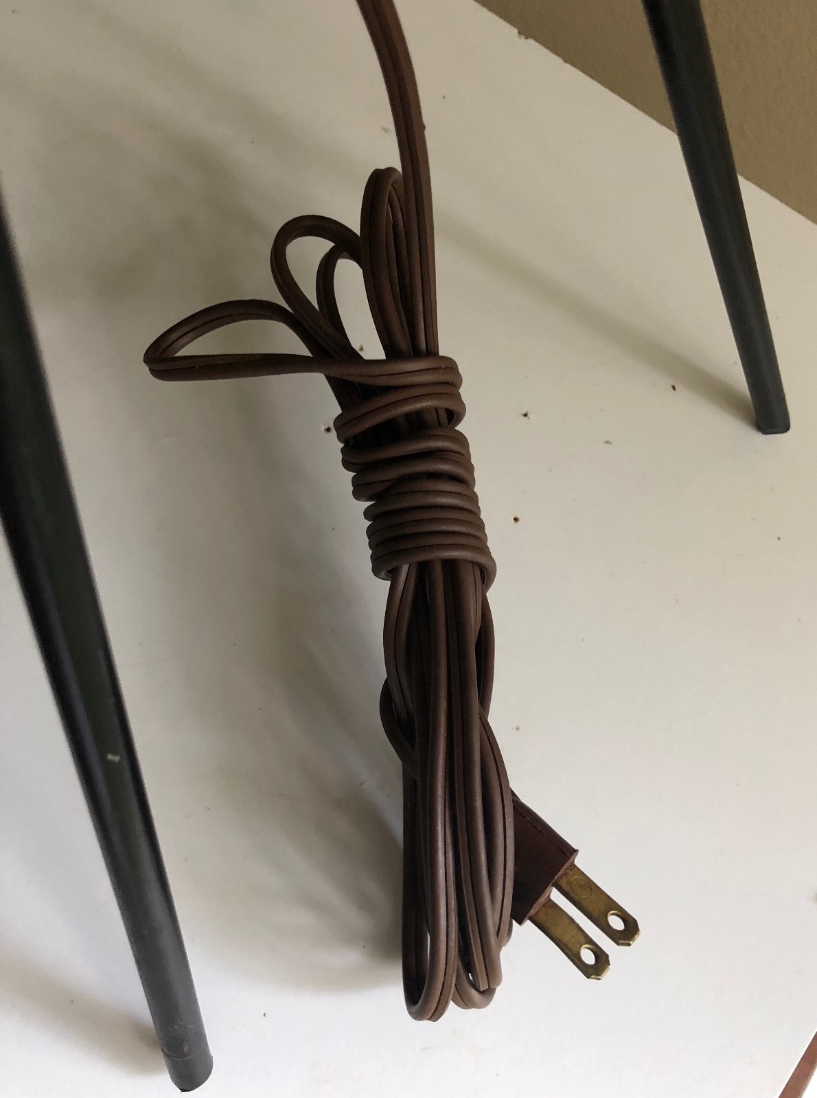 Rare Vintage 50s Atomic Iron Ceramic Pottery Lamp Mid Century Modern Lighting