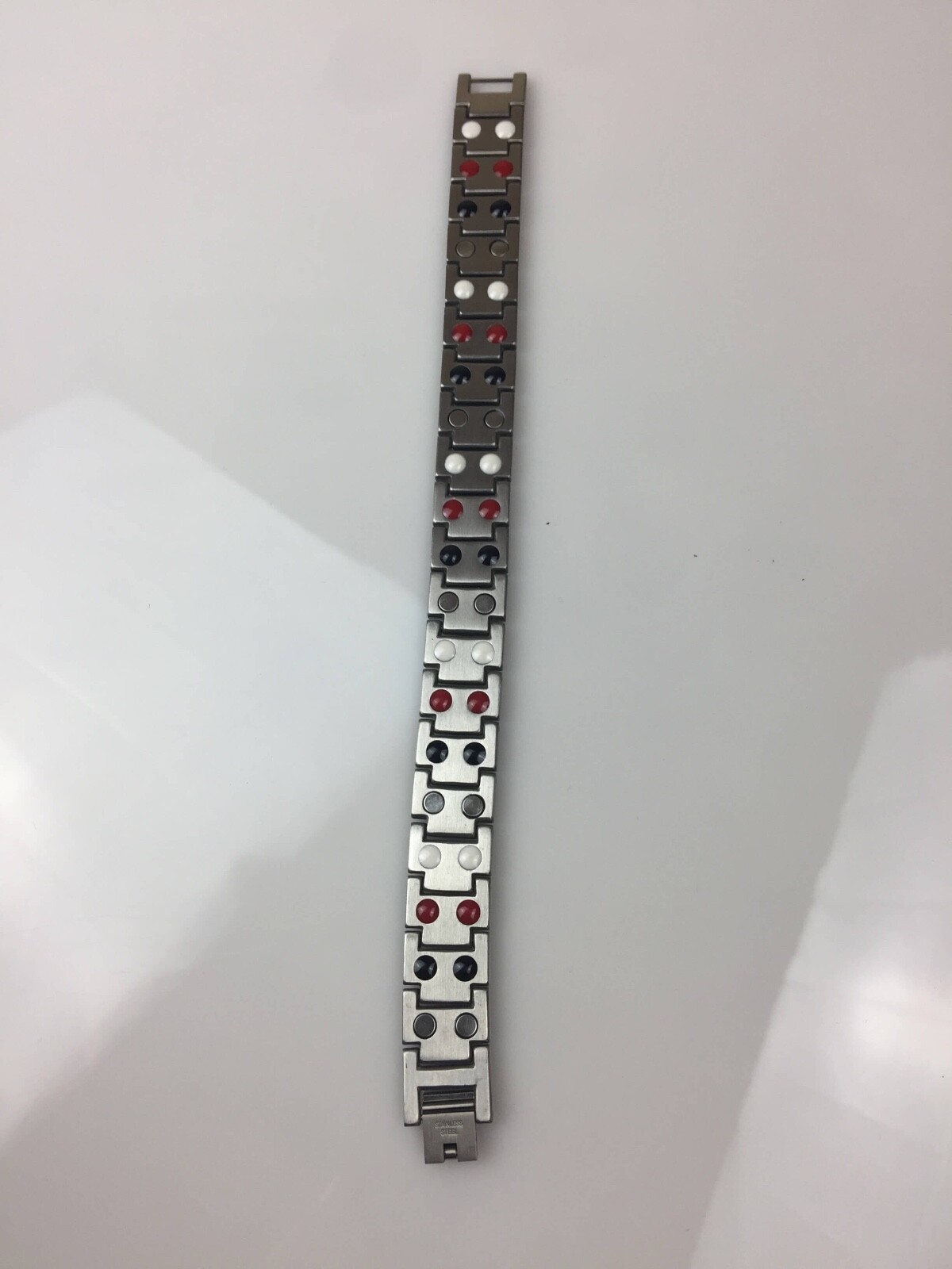 MENS Magnetic Therapy Bracelet 4 Elements Balance Energy Arthritis Pain Relief