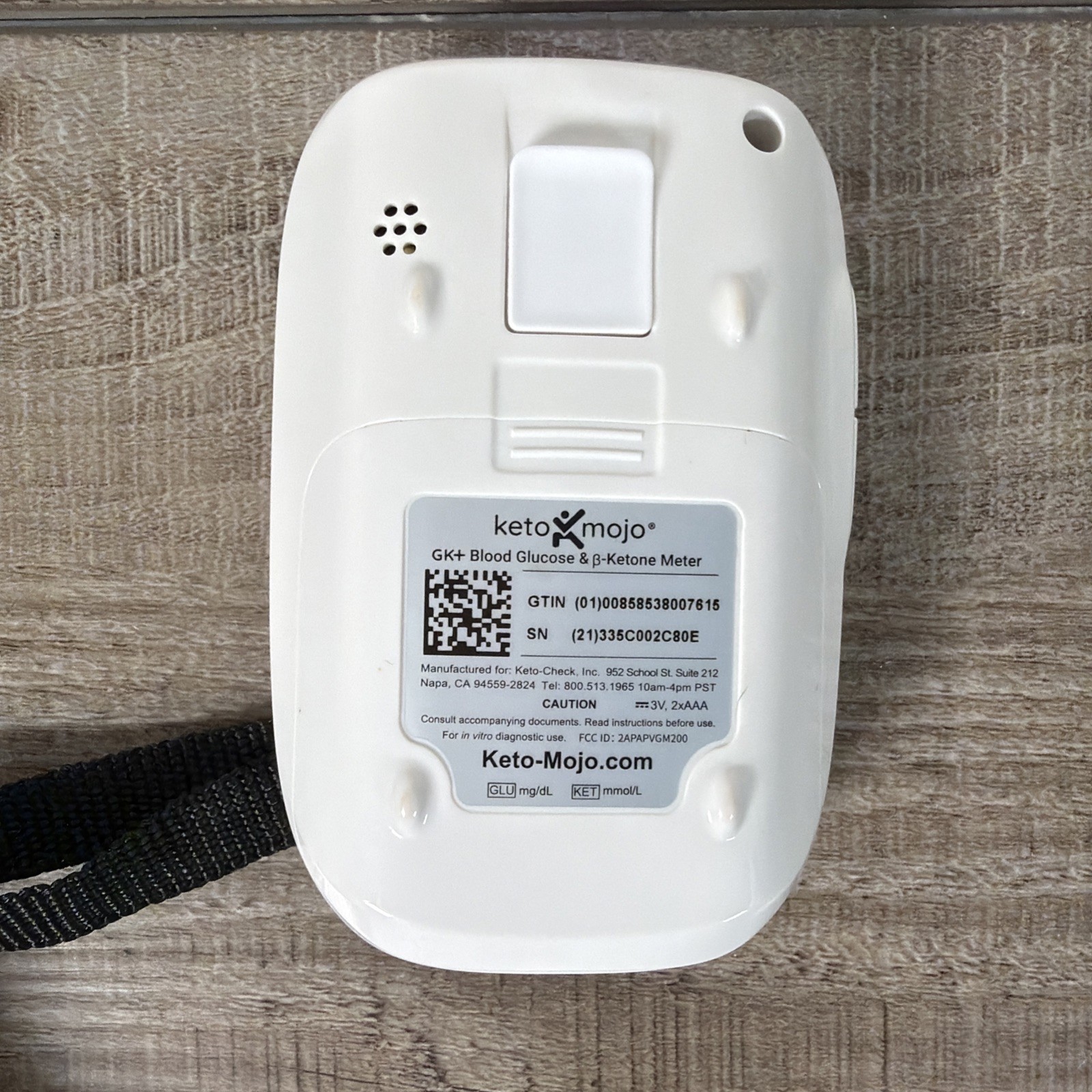 Keto-Mojo GK+ Bluetooth Glucose & Ketone Meter w/ Case