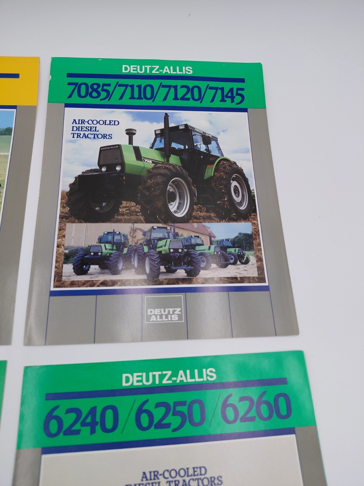 Lot Of 4 Vintage Deutz- Allis Tractor Brochures- 6240/6250/6260 -455/465/475 Etc