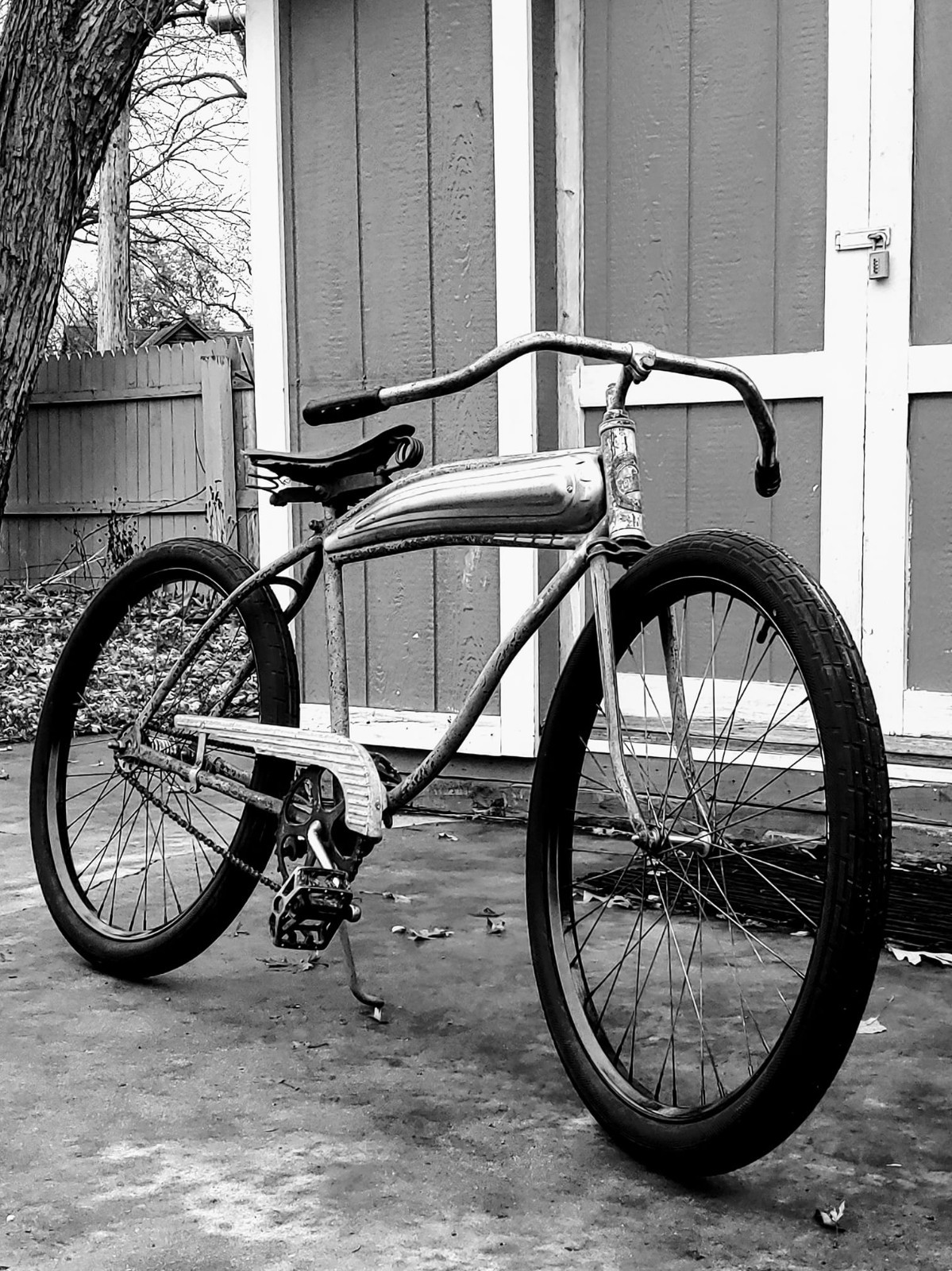 ROADMASTER Tank, 40's Columbia Elgin,Dayton bare metal tank UNUSED