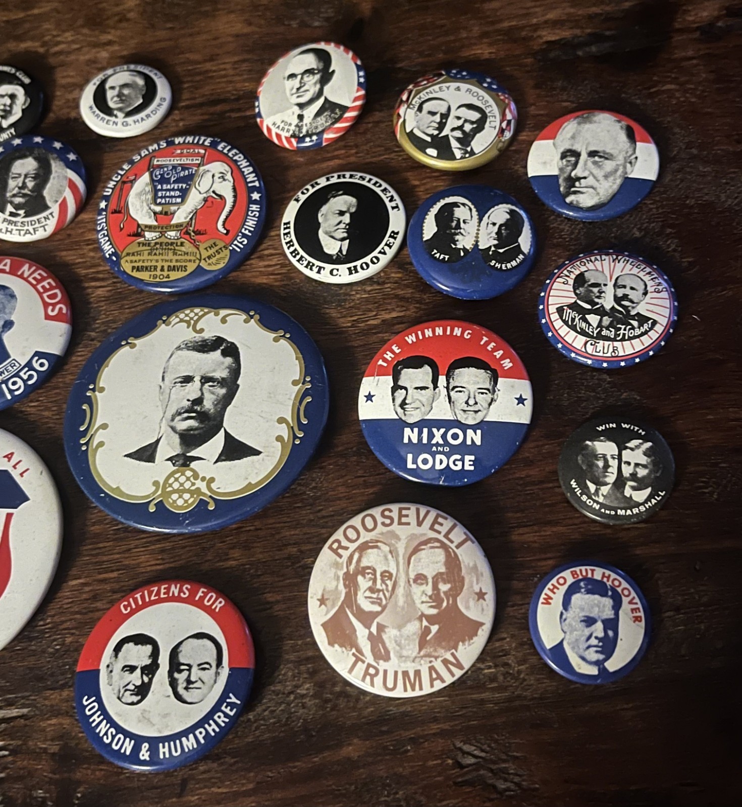 HUGE LOT of Commemorative ~1970s PRESIDENTIAL CAMPAIGN PINS