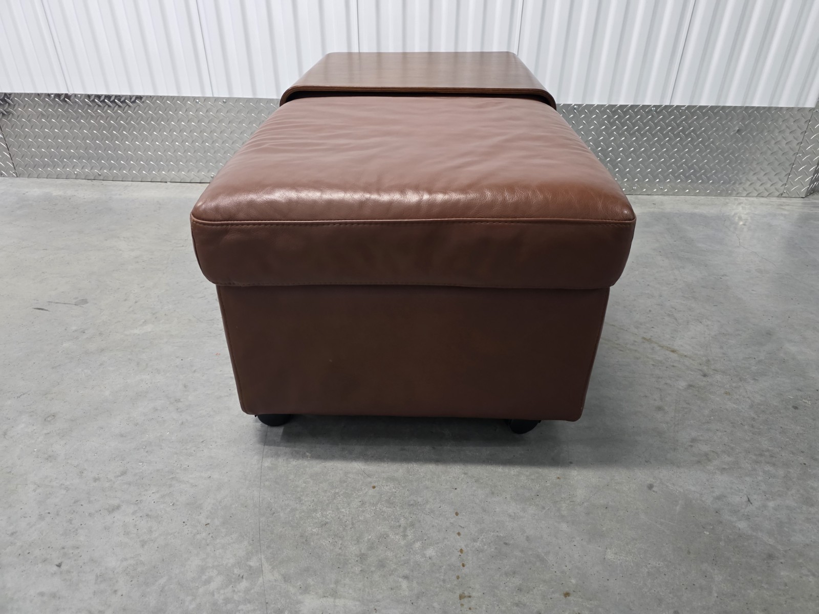 Ekornes Stressless Double Storage Paloma "New Tobacco" Leather Ottoman