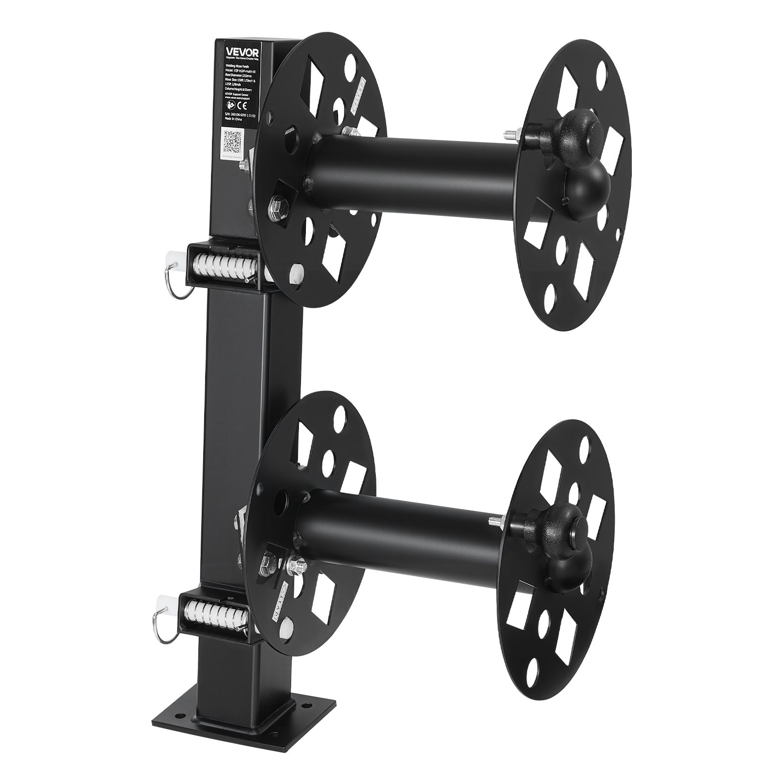 VEVOR Heavy Duty Double Welding Cable Reel Fits 150FT 1/0 & 125FT 2/0 Cable