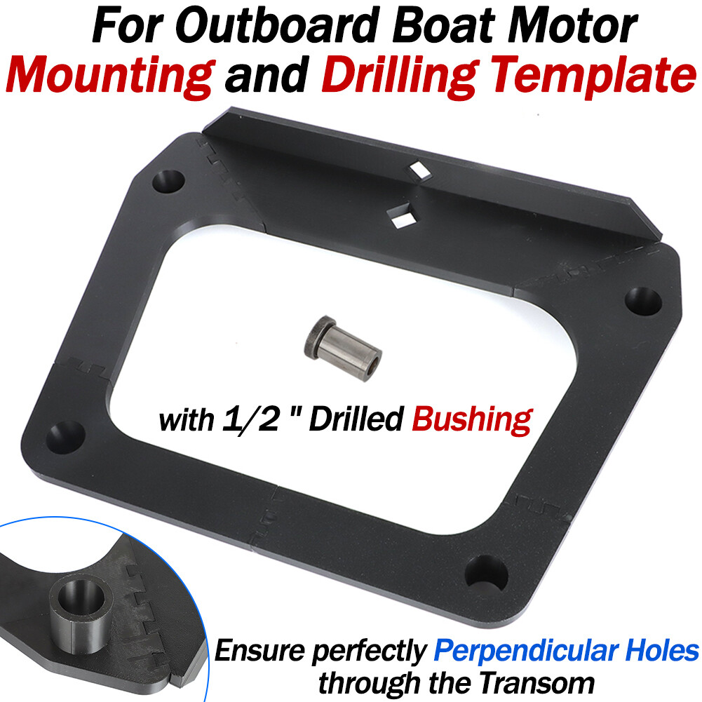 For BIA Outboard Boat Motor Mounting and Drilling Template - Perpendicular Holes