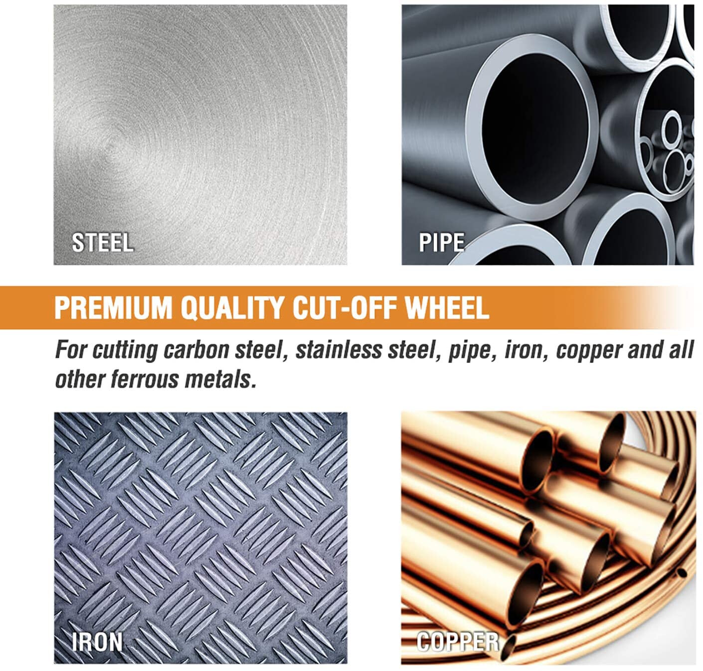 50 Pack 6 inch Cut-Off Wheels Angle Grinder Stainless Steel & Metal Cutting Disc