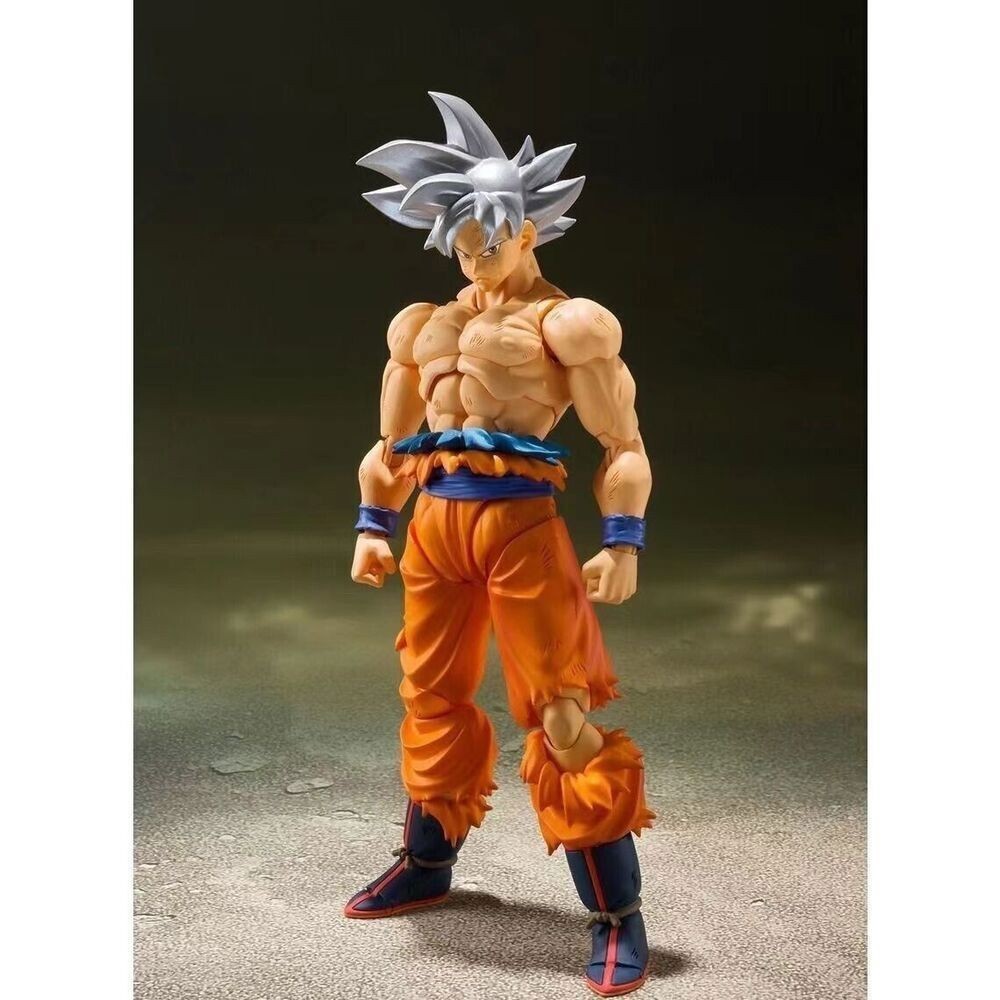 6"Anime Dragon Ball Z SHF Son Goku Ultra Instinct White Action Figure Toy Boxed